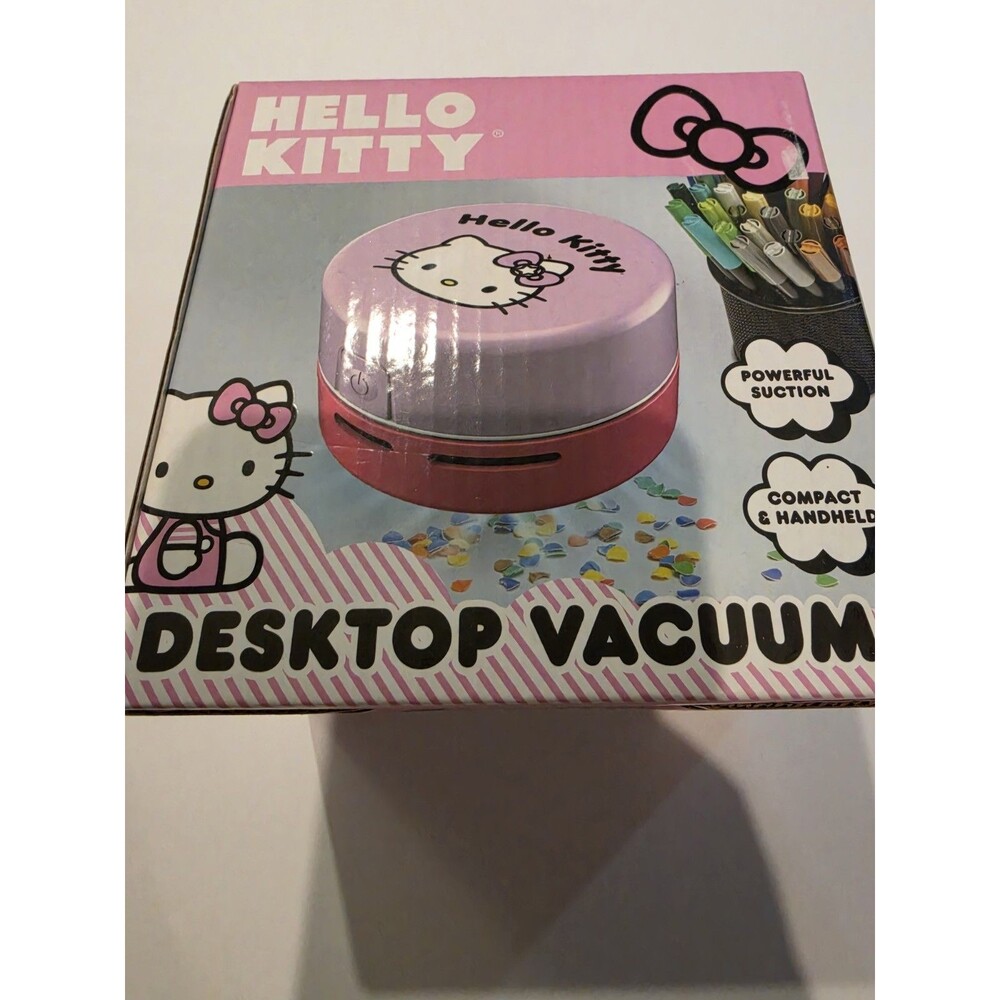 Sanrio Hello Kitty Desktop Vacuum Battery Powered Compact Handheld New